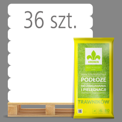 Podłoże do zakładania i pielęgnacji trawników 80L 36sztuk KRONEN