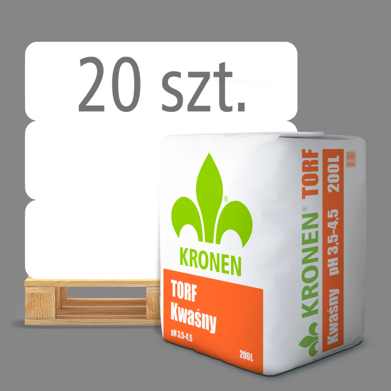 Torf Kwaśny 200L 20sztuk KRONEN