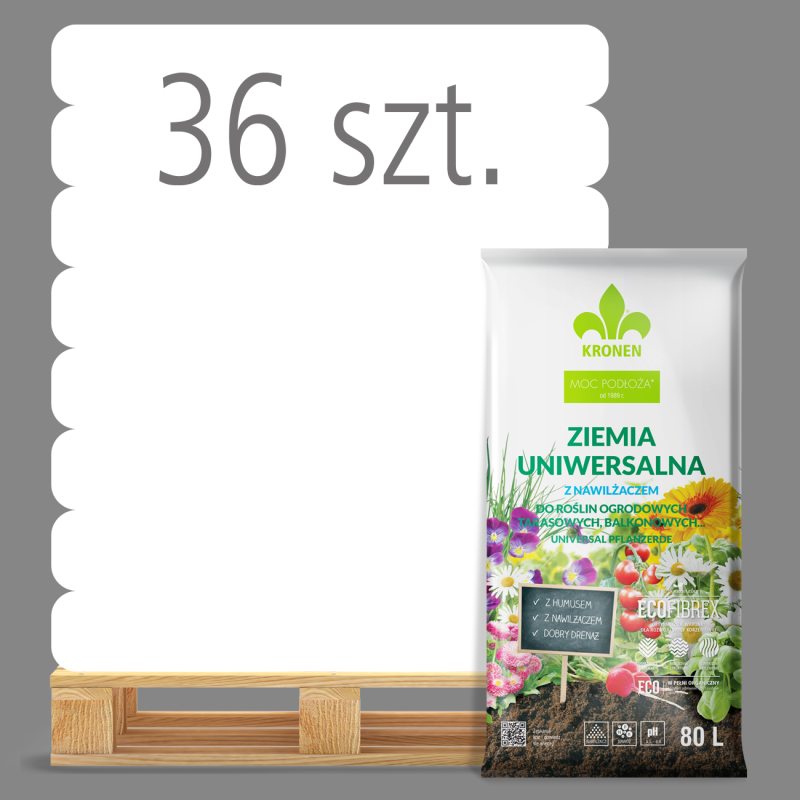 Ziemia Uniwersalna 80L 36sztuk KRONEN
