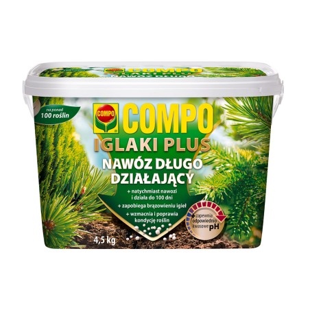 Nawóz długo działający na iglaki plus 4,5kg COMPO