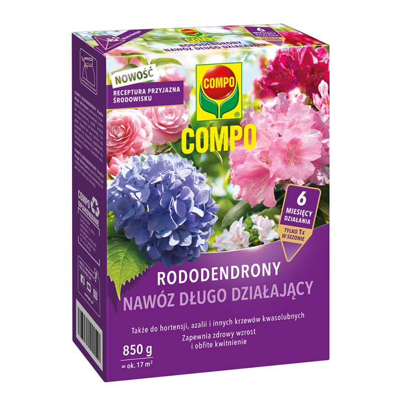 Nawóz długo działający RODODENDRONY 850g COMPO