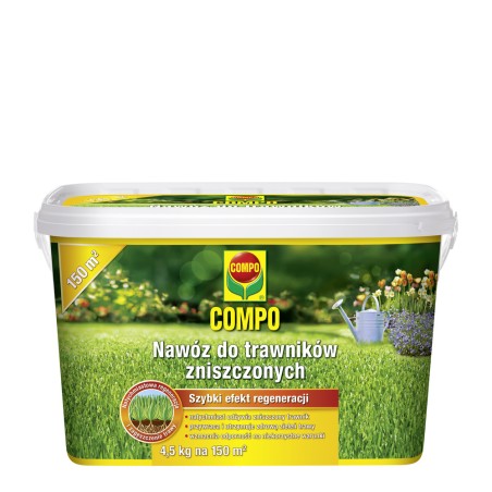 Nawóz do trawników zniszczonych 4,5kg COMPO