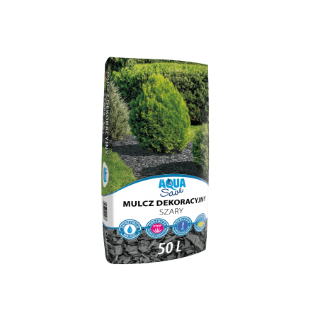 Mulcz dekoracyjny 50L szary HOLLAS