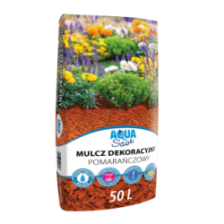 Mulcz dekoracyjny 50L pomarańczowy HOLLAS