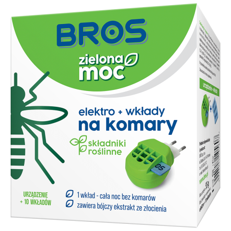 Elektro + Wkłady na Komary Zielona Moc BROS