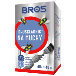 Dwuskładnik - Preparat na Muchy 40g + 40ml BROS