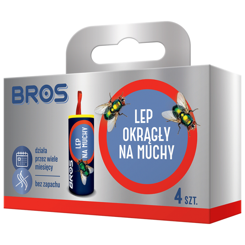 Lep Okrągły na Muchy 4 szt. BROS