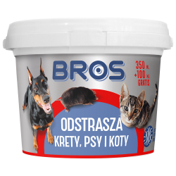 Proszek Odstraszający Krety, Psy i Koty 450ml BROS