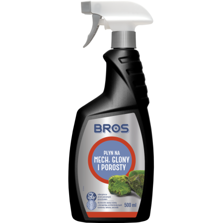 Płyn na Mech, Glony i Porosty 500ml BROS