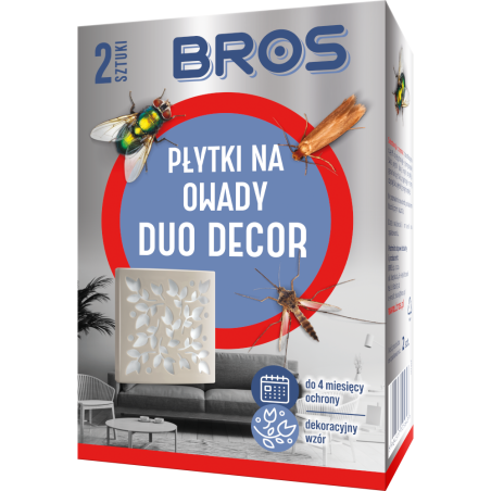 Płytki na Owady Duo-Decor 2 szt. BROS