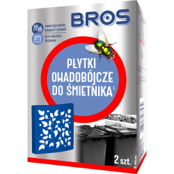 Płytki Owadobójcze do Śmietnika 2 szt. BROS