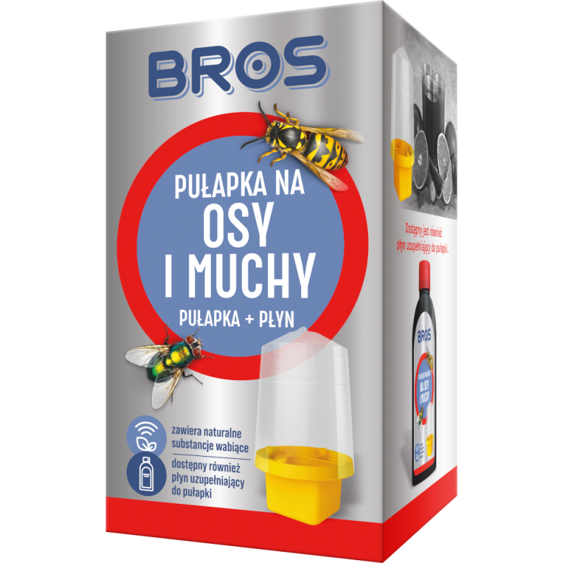 Pułapka na Osy i Muchy z Płynem BROS