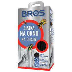 Siatka na Okno 130x150 Czarna BROS