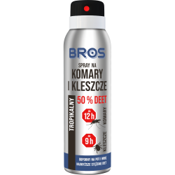 Spray na Komary i Kleszcze 50% DEET 90ml BROS