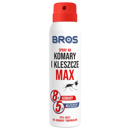 Spray na Komary i Kleszcze MAX 90ml BROS