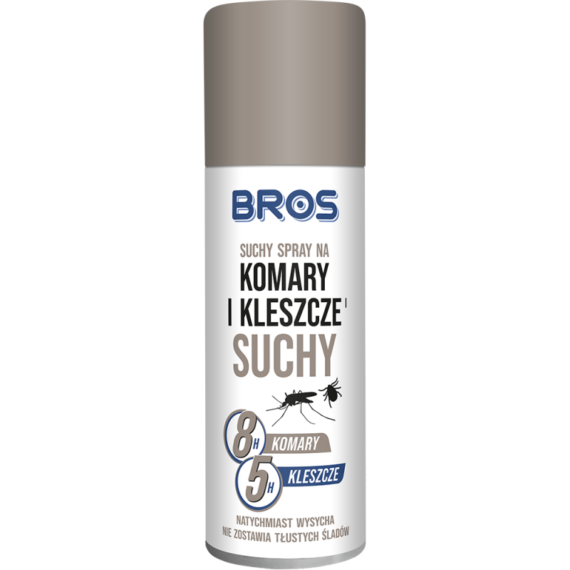 Suchy Spray na Komary i Kleszcze 90ml BROS