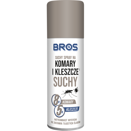 Suchy Spray na Komary i Kleszcze 90ml BROS