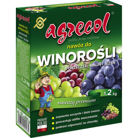 Nawóz do winorośli, porzeczek, malin i jeżyn 1,2kg AGRECOL