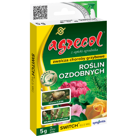 Switch 62,5 WG 5g rośliny ozdobne AGRECOL